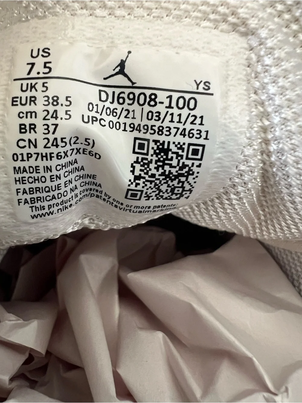 Nike Wmns Air Jordan 1 Mid 'To My First Coach' Sneakers / Size: 7.5 / Streetwear